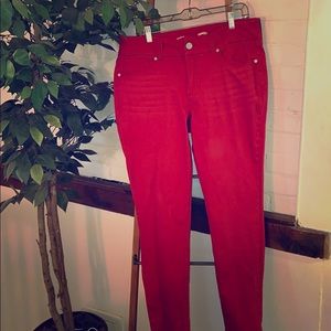 Seven7 brand “Tummyless” Hot Pink Skinny Jeans
